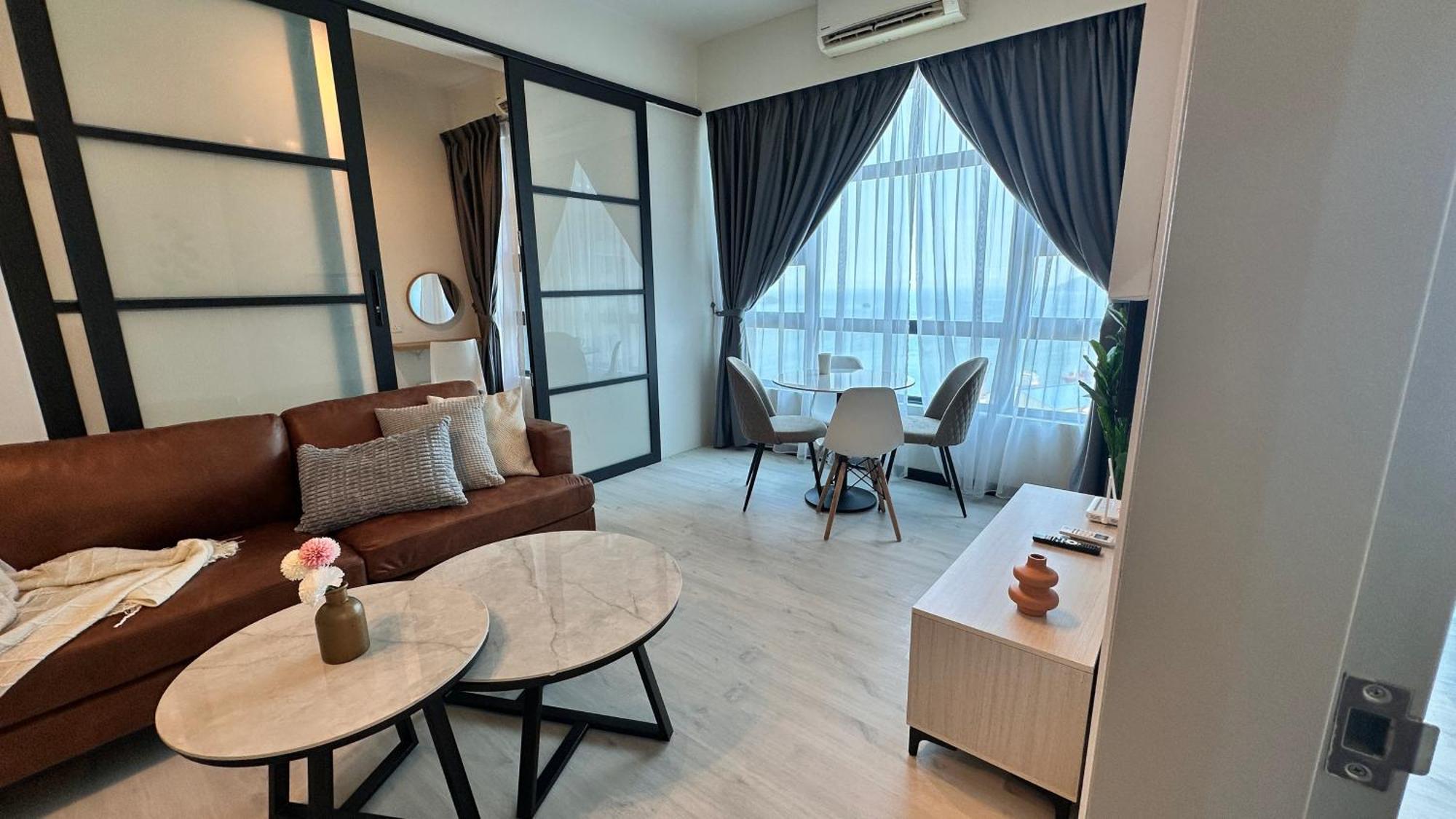 Jq1 Sea & Pool Or City View Wifi I Washing Machine For Some Units I Cuckoo Water Jesselton Quay By R2 Kota Kinabalu Extérieur photo