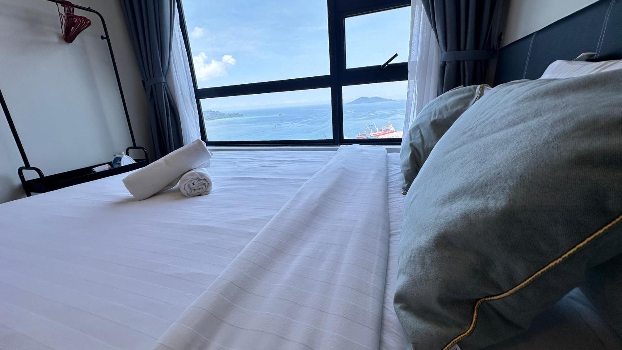 Jq1 Sea & Pool Or City View Wifi I Washing Machine For Some Units I Cuckoo Water Jesselton Quay By R2 Kota Kinabalu Extérieur photo