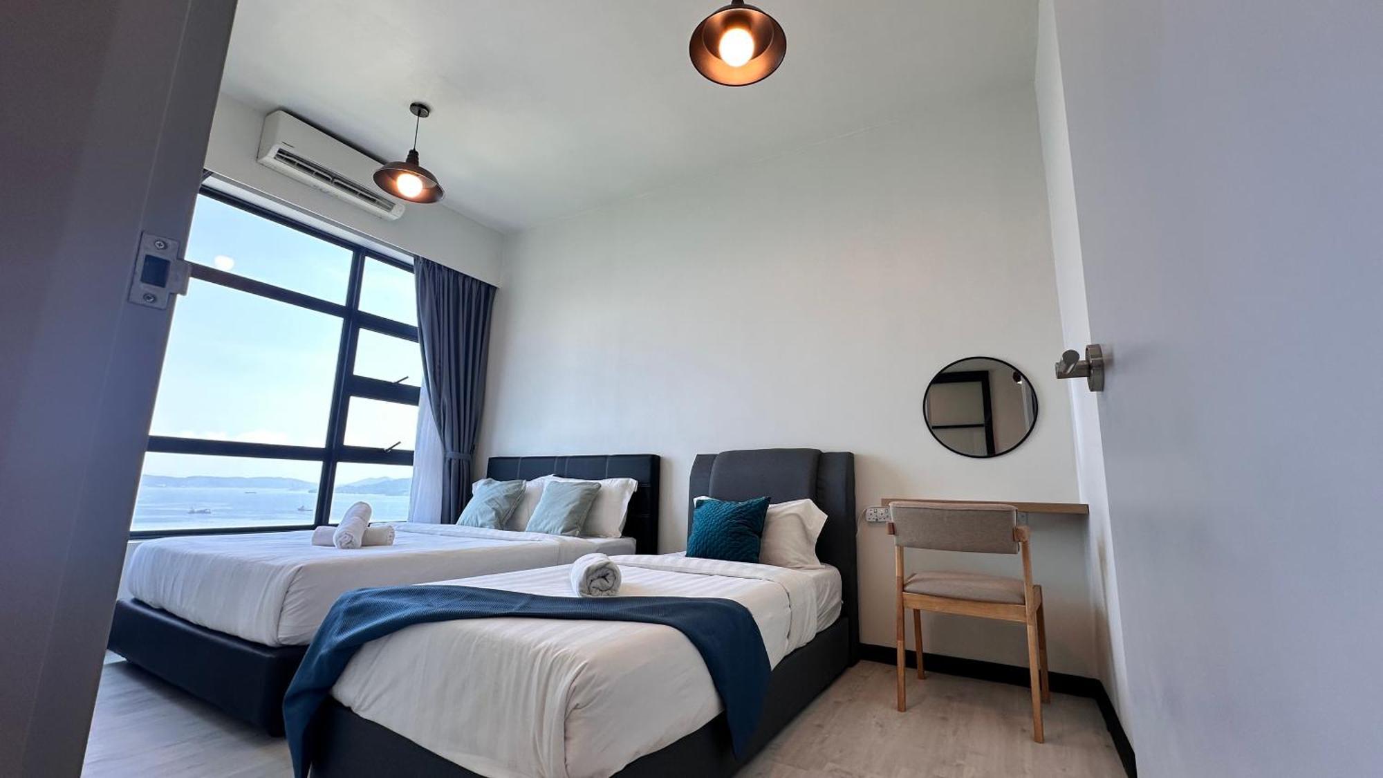 Jq1 Sea & Pool Or City View Wifi I Washing Machine For Some Units I Cuckoo Water Jesselton Quay By R2 Kota Kinabalu Extérieur photo